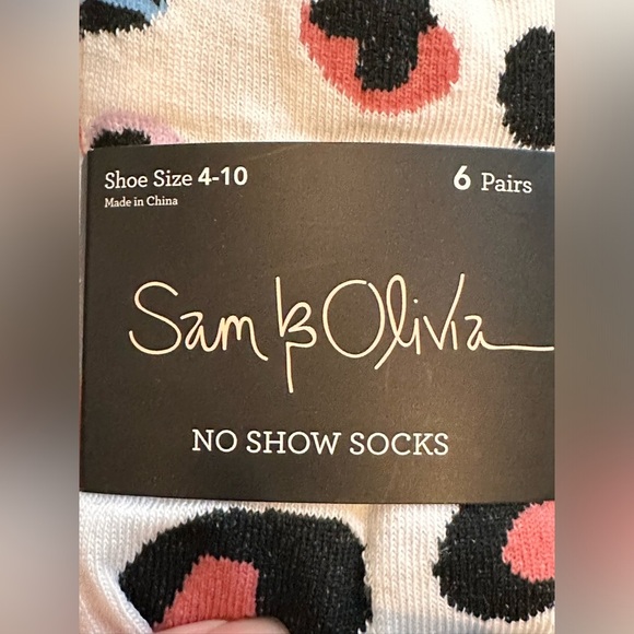 🧦 Sam and Olivia Six-Pack of Socks - Size 4-10- 6 pair 🧦 - Picture 5 of 5